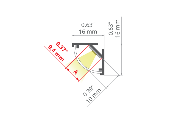 LED Eckprofil KOPROMA